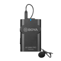 BOYA BY-WM4 PRO TX 2.4G Wireless Lavalier Microphone Vlog for DSLR Camera Smartphone Transmitter for Canon Nikon iOS