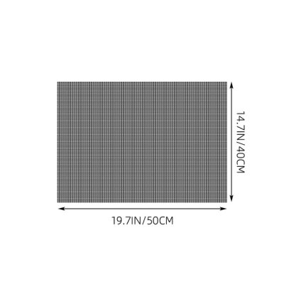 แผ่นรองย่างกลางแจ้งเสื่อบาร์บีคิวอาหารเกรดหัวใจแบบใช้ซ้ำได้อุปกรณ์เสริมสำหรับงานปาร์ตี้ไม่ติด