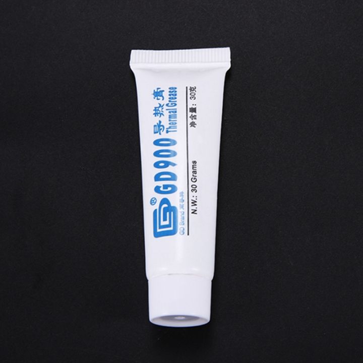 gd-gd900-thermal-conductive-grease-paste-silicone-plaster-heat-sink-compound-net-weight-30-grams-high-performance-gray-for-cpu-st30