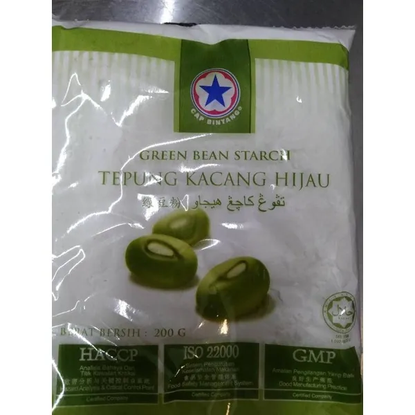 Tepung Kacang Hijau 200g Green Bean Starch Lazada