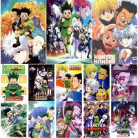 ✘☑ คลาสสิก Anime Hunter X Hunter โปสเตอร์ Home Wall Art Decor กระดาษเคลือบสีขาวพิมพ์ภาพวาดห้องนั่งเล่น Bar Wall Art สติ๊กเกอร์