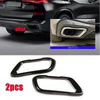 Car Tail Muffler Exhaust Pipe Output Cover for BMW X5 G05 X6 G06 X7 G07 2019-2021 Accessory for M Sports Version