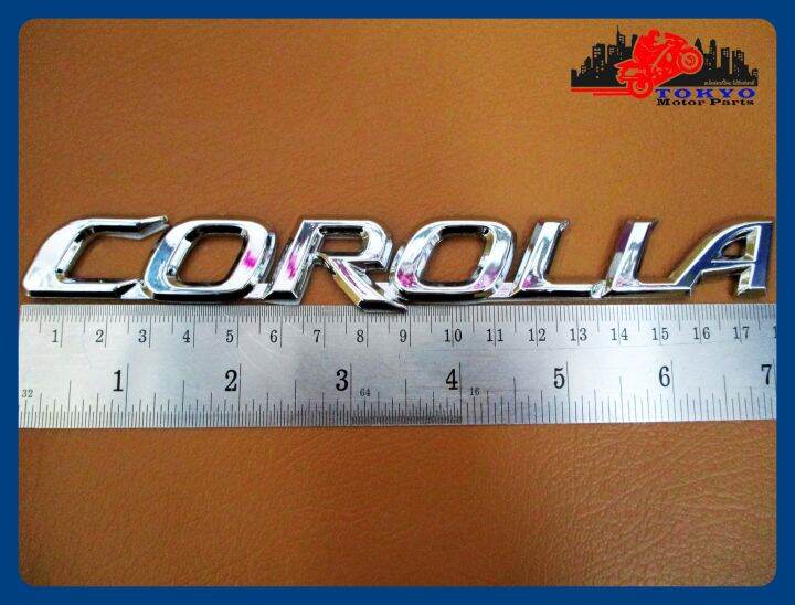 toyota-corolla-altis-year-2006-2014-emblem-badge-logo-sticker-chrome-3d-size-18x2-cm-โลโก้-สติ๊กเกอร์-ข้อความ