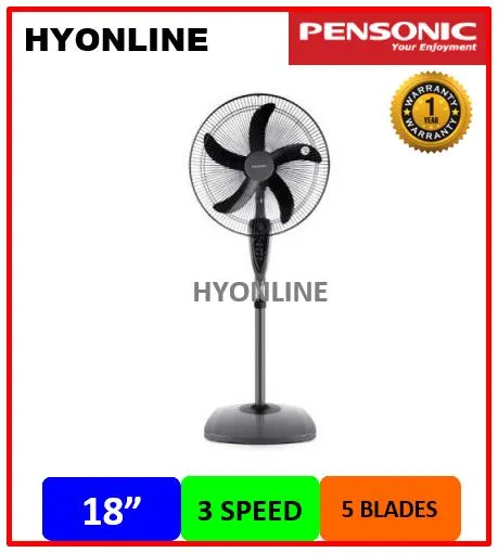 Psf Pensonic Stand Fan Pensonic Kipas Berdiri Lazada