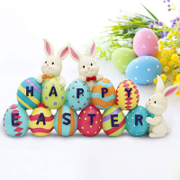 Tabletop Cute Craft Figures Decorations Bunny Spring Decoration