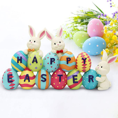 Home Figures Cute Craft Tabletop Spring Easter Bunny