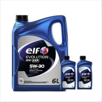 elf [5W-30] ขนาด 6+2 ลิตร น้ำมันเครื่องดีเซลสังเคราะห์แท้ 100% ELF EVOLUTION 900 SXR  5W-30 (ACEC A5/B5)