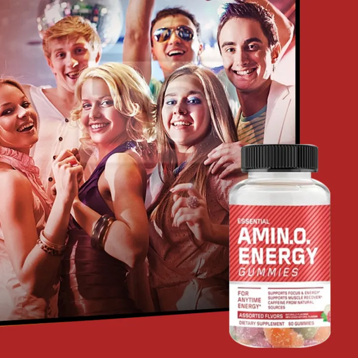AMINO.ENERGY Amino Energy Gummies 60 Gummies Supports Muscle Recovery