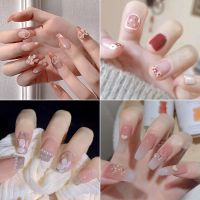 Wear nail a nail strips is small adorn article nails post ins wearable high-grade pure nail nail to the wind