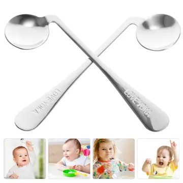 Toddler Self-Feeding Curved Spoons