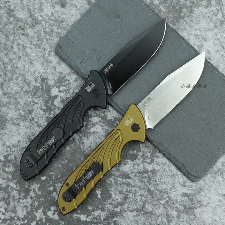 Card show 7600 fast folding knife camping with saber EDC outdoor sharp