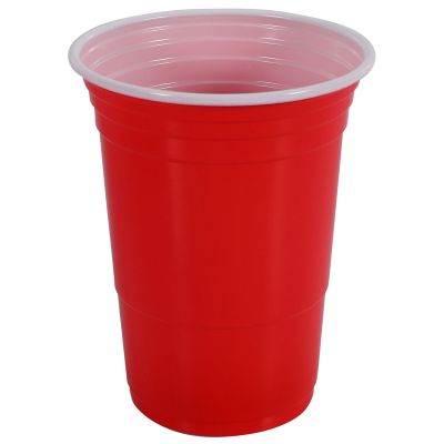 50Pcs/Set 450Ml Red Disposable Plastic Cup Party Cup Bar Restaurant Supplies Household Items for Home Supplies