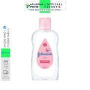 Dầu massage dưỡng ẩm Johnson s Baby Oil pink mềm mịn cho bé