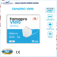 Khẩu trang y tế 4 lớp Famapro VN95 N95 màu trắng 10 cái Hộp thumbnail