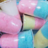 CottonCandyCup ขนมสายไหม ขนมย้อนวันวาน พร้อมเสิร์ฟ มีให้เลือก 2 ขนาด 12 ออนซ์ และ 22 ออนซ์ ทางร้านคละสีให้นะคะ