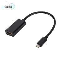 XIEGK สายเคเบิลหน้าจอเดียวกัน ตัวแปลงที่รองรับ Type C เป็น HDMI สายเคเบิลเชื่อมต่อ สายอะแดปเตอร์ การออกแบบที่บางเฉียบ เอชดีไอพี สำหรับแล็ปท็อป/ทีวี/จอภาพ/โปรเจคเตอร์