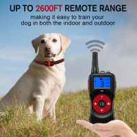 Adjustable Dog Anti Bark Collar with Remote Control Puppy Barking Trainer Luminous Flashlight Device Instrument