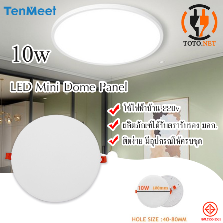 ร้าน-toto-net-ไฟซาลาเปา-ฝังฝา-ดาวไลท์-led-mini-dome-panel-ดีไซน์สวย-ทนทาน-ติดตั้งง่าย