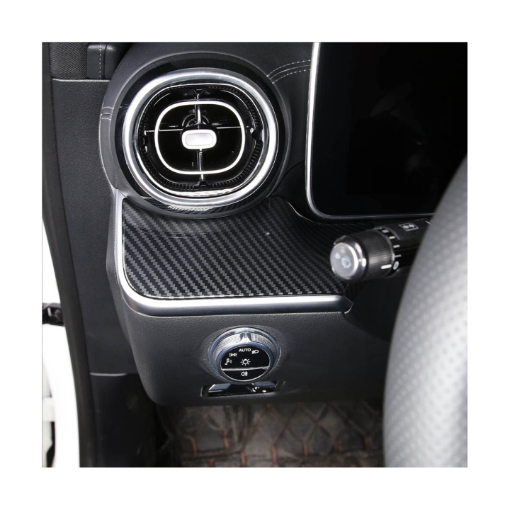 center-console-dashboard-panel-trim-for-c-class-w206-c200-c300-2022-accessories-abs-carbon-fiber
