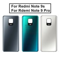 คีย์ด้านข้างปลอกหุ้มช่องหลังสำหรับ Xiaomi Redmi Note 9S ฝาหลังสำหรับ Note 9 Pro อะไหล่สำหรับการเปลี่ยน