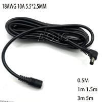 Elbow 19V DC5.5x2.5MM Male to Female Notebook Power Extension Cord For Pole Meter Projector Power Cord 0.3m 0.5m 3m 5m 18AWG