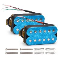 1Set N7.5K/B15K Electric Guitar Humbucker Adjustable Screw Dual Coil for 6 String Electric Guitar Coil Spliting Pickup Colorful