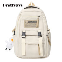 Backpack Prettyzys 2023 Korean Large capacity 14 inch For School Student Baga a