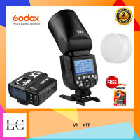 Godox V1 FUJI แฟลชพร้อมทริกเกอร์ X1T แถมฟรีซอฟบอค ประกันศูนย์ แฟลชออโต้ TTL สำหรับ กล้องฟูจิ