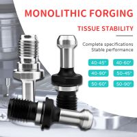 1PC BT40 BT50 ดึงสตั๊ด CNC Milling Tool Holder 45 ° 60 ° 90 °ลูกบิดยึด HRC42-HRC50 จับดึงเล็บสําหรับแกนหมุนเครื่องมือ