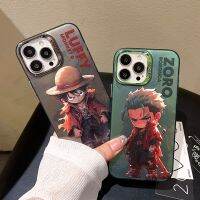 หนึ่งชิ้นสุดเท่สำหรับเด็กผู้ชายลูฟี่ Zoro เคสโทรศัพท์มือถือซิลิโคนนิ่มสำหรับ iPhone 14 Pro Max 13 Pro Max ฝาหลังโทรศัพท์สำหรับ iPhone 12 Pro Max 11