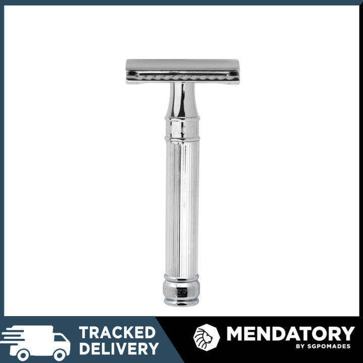 Edwin Jagger De Series De89 Chrome Lined Double Edge Safety Razor