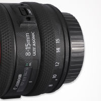 สำหรับ Canon EF 8-15มิลลิเมตร F4 L USM ป้องกันรอยขีดข่วนกล้องเลนส์สติ๊กเกอร์เสื้อห่อฟิล์มป้องกันร่างกายป้องกันผิวปก8-154 F4L