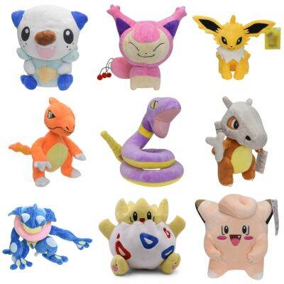 20-33ซม. Pokemon Oshawott Jolteon Cubone Togepi Clefairy ตุ๊กตาหนานุ่ม Charmeleon Skitty Ekans Greninja Peluche ตุ๊กตาของขวัญสำหรับเด็ก