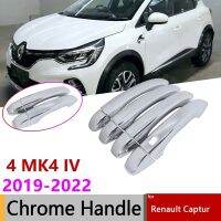 [HOT HUIQKKJKUIO 556] สำหรับ Renault Captur 2 II MK2 XJB HJB HJE 2019 2022 2021โครเมียมทนทานที่จับประตูชุดแต่งรถยนต์ฟิล์มป้องกันอุปกรณ์เสริม