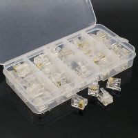 [HF14] 50ชิ้น RJ11 6P6C Modular แจ็คเครือข่ายชายปลั๊ก6ขาเชื่อมต่อโทรศัพท์