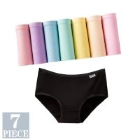 7Pcs Women Cotton Underwear Seamless Panties Sexy Panty Female Breathable Solid Color Underpants Girls Lingerie Briefs M-XXL