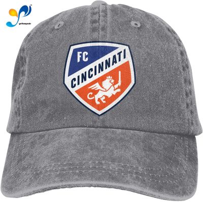 Cincinnati Football Sandwich Cap Denim Hats Baseball Cap Adult Cowboy Hat