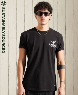 SUPERDRY CALI SURF GRAPHIC RELAXED FIT T-SHIRT - เสื้อยืด สำหรับผู้ชาย สี Black