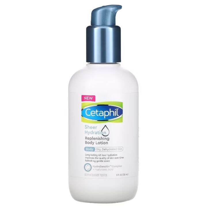 Cetaphil, Replenishing Body Lotion, Sheer Hydration, 8 fl oz (236 ml