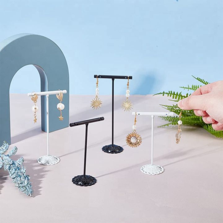 6pcs-metal-t-bar-earring-display-t-shape-stand-jewlery-showcase-organizer-display-rack-for-jewelry-exhibition-showcase