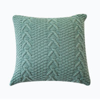 Super Soft Cushion Cover 45*45 Cozy Twist Delicate Knitted Bed Pillow Case Nordic Sofa Home Decorative Throw Pillow Cover