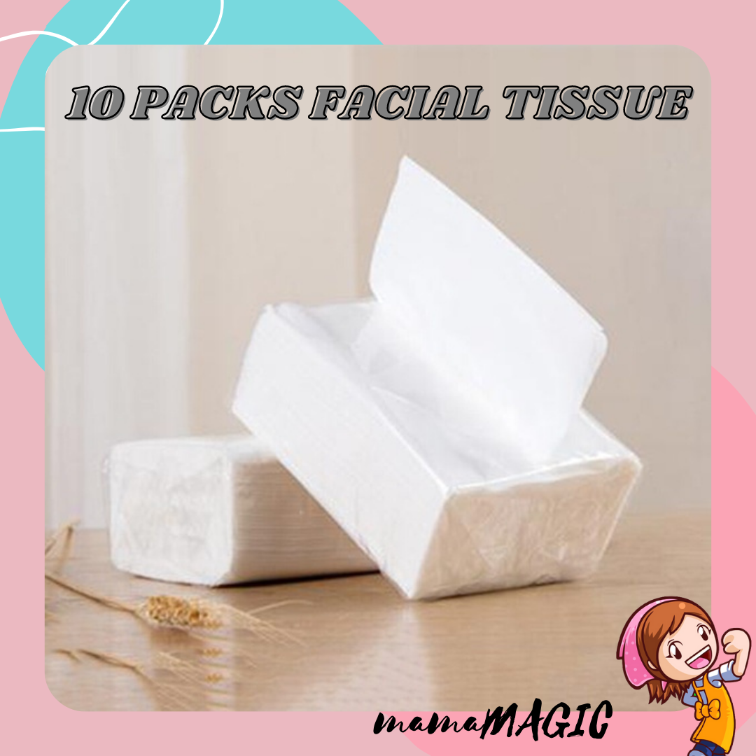 Bulk Lot 330X Soft Facial Tissue Paper 3ply Unscented Native Wood Pulp Paper 