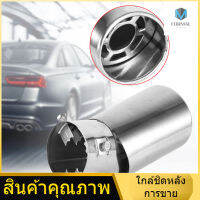 1 Pcs Universal ด้านหลังรอบสแตนเลสท่อไอเสียอัตโนมัติท่อไอเสีย Tailpipe Trim Tip