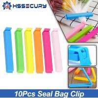 TEX10PCS Portable New Kitchen Storage Food Snack Seal Sealing Bag Clips Sealer Clamp Plastic Tool