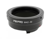 เลนส์ Peipro M42 M ตัวแปลงอะแดปเตอร์สำหรับเลนส์ M42ไปยังกล้อง Leica M Mount