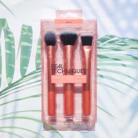 เรียลเทคนิค แปรงแต่งหน้าเซต 3 ชิ้น Flawless Base set 2.0 Makeup Brush, 3 Count #91568 (Real Techniques®)