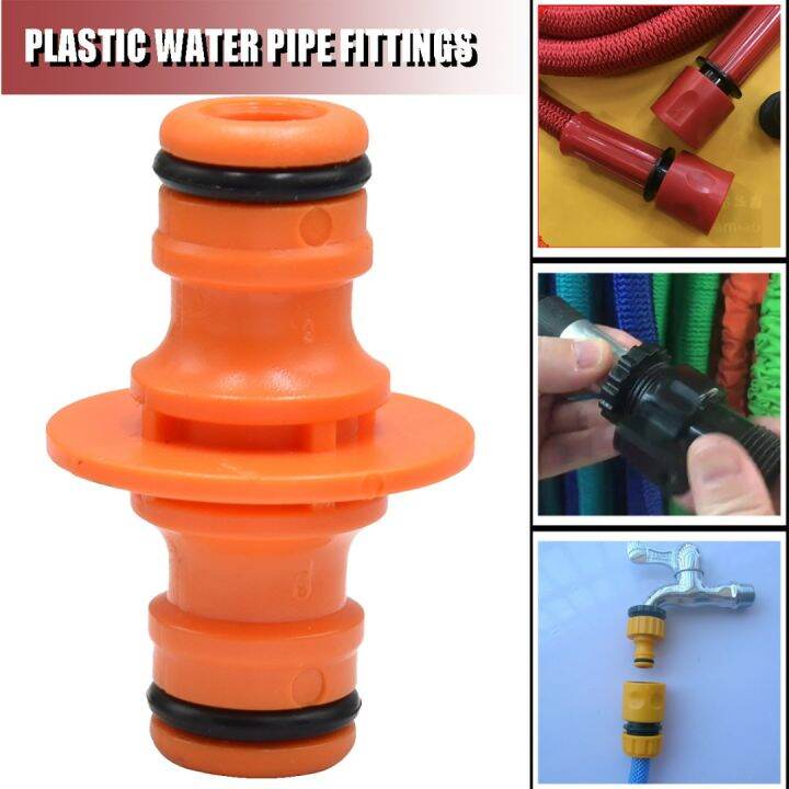 Plastic Double Male Hose Connector Coupler Extender for Join Garden
