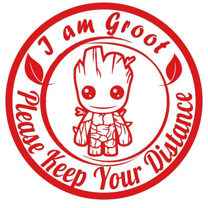 Please Keep Your Distance Car Decal Sticker Waterproof | Lazada PH