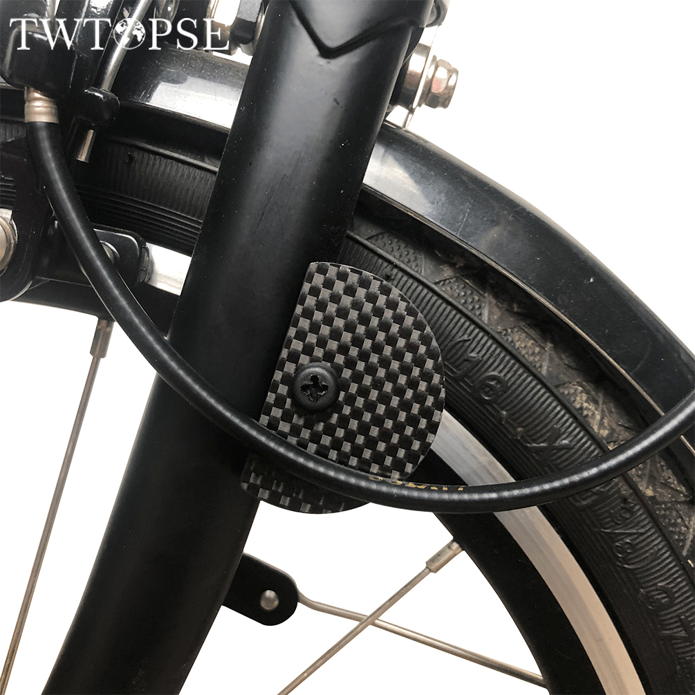Bicycle Carbon Cable Fender Disc for Brompton Folding Bike 