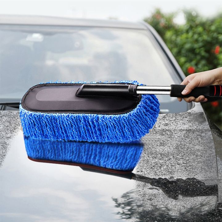 cw-car-mop-duster-dust-sweeping-telescopic-handle-soft-bristle-wax-tow-cleaning